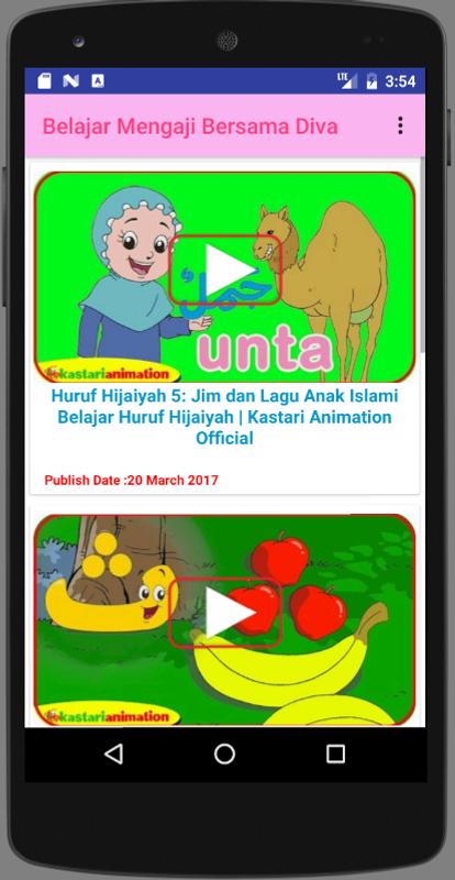 Download video belajar huruf hijaiyah bersama diva